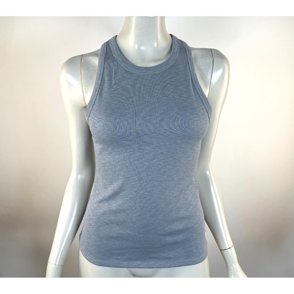 Vuori Sunrise High Neck Tank Top Women S NWOT Racerback Performance Gray VW1012